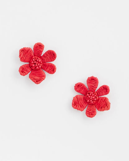 No Droop™ Coral Floral Stud Earrings - Chico's
