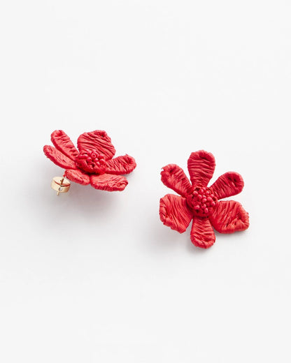 No Droop™ Coral Floral Stud Earrings - Chico's