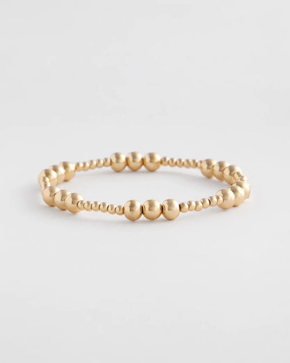 Gold-tone Small Bead Stretch Bracelet - Chico's