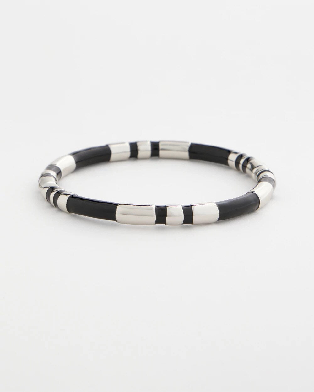 Black Enamel Hinge Bangle - Chico's
