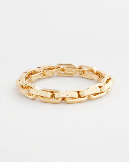 Gold Link Stretch Bracelet - Chico's