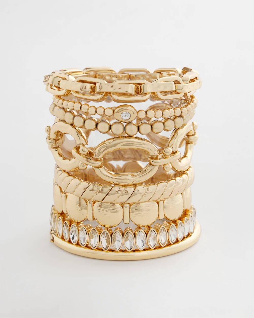 Gold Link Stretch Bracelet - Chico's