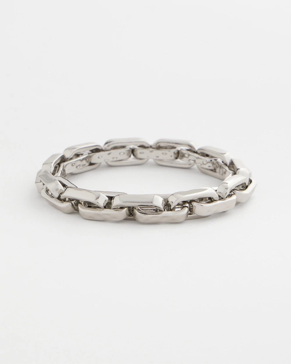 Silver Link Stretch Bracelet - Chico's