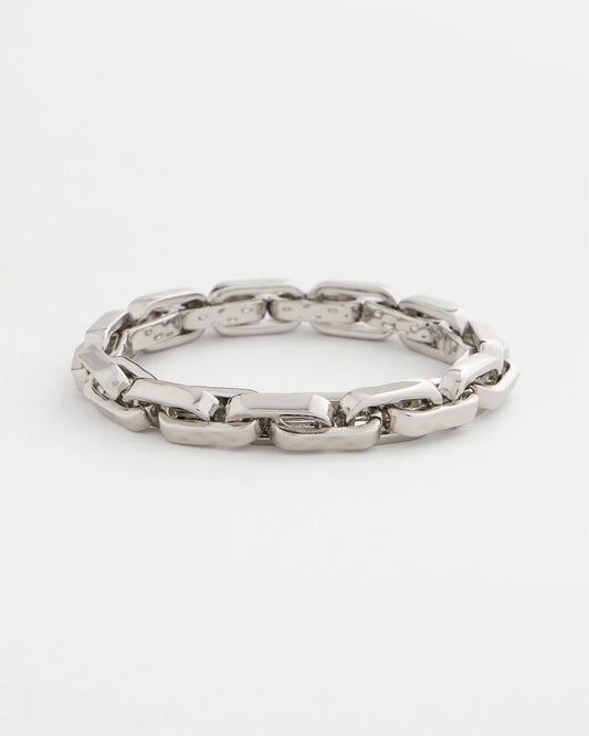 Silver Link Stretch Bracelet - Chico's