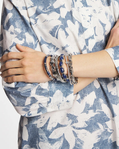 Silver Link Stretch Bracelet - Chico's