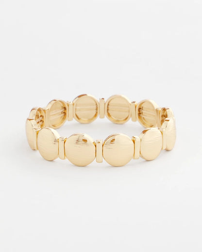 Textured Circle Stretch Bracelet - Chico's