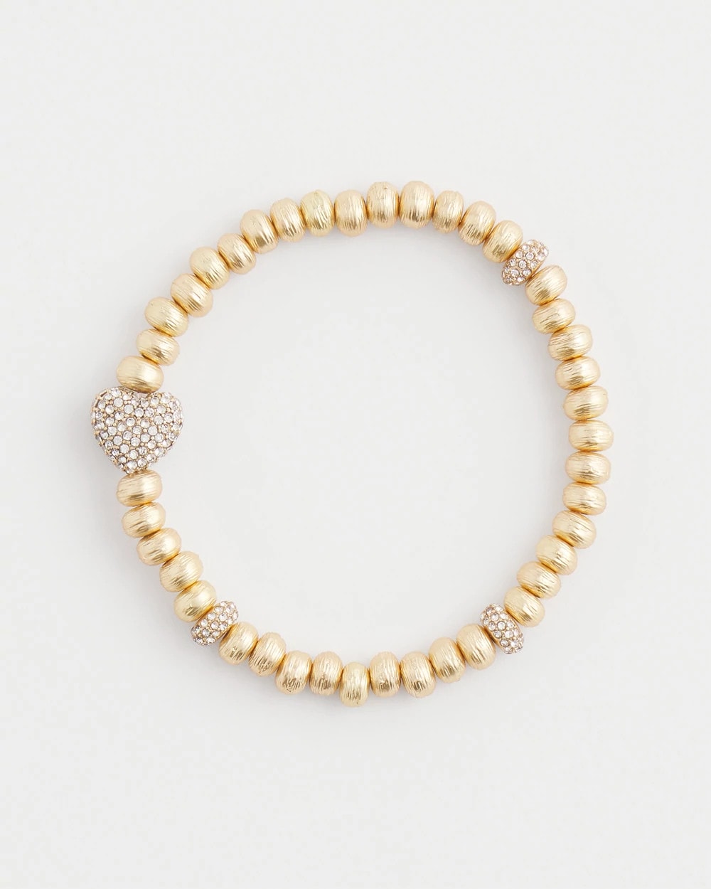 Gold Heart Stretch Bracelet - Chico's