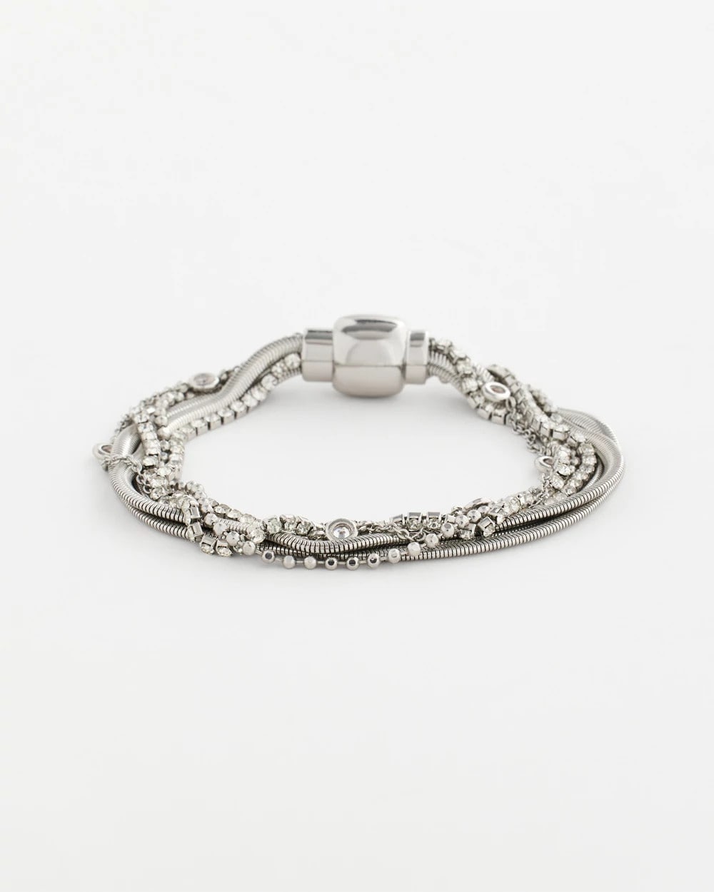 Silvertone Multistrand Bracelet - Chico's