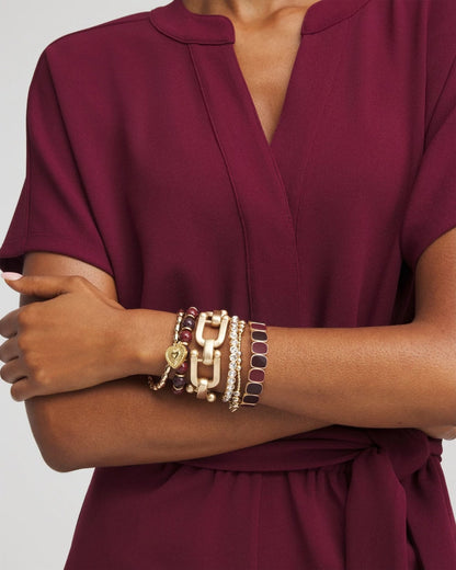 Chianti Stretch Beaded Charm Bracelet - Chico's