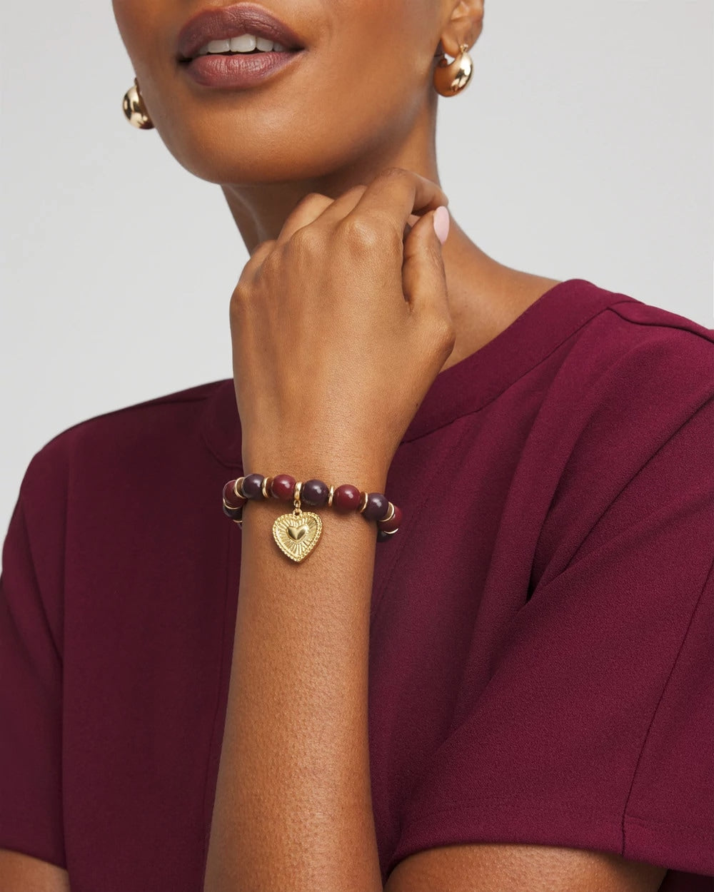 Chianti Stretch Beaded Charm Bracelet - Chico's