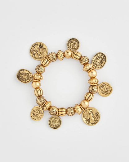 Coin Charm Stretch Bracelet - Chico's