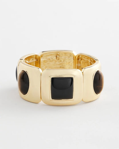 Neutral Gold Stretch Bracelet - Chico's