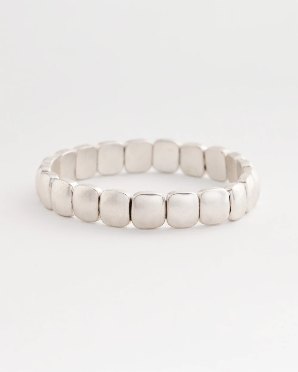 Silvertone Stretch Bracelet - Chico's