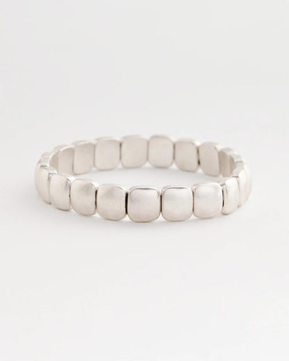 Silvertone Stretch Bracelet - Chico's