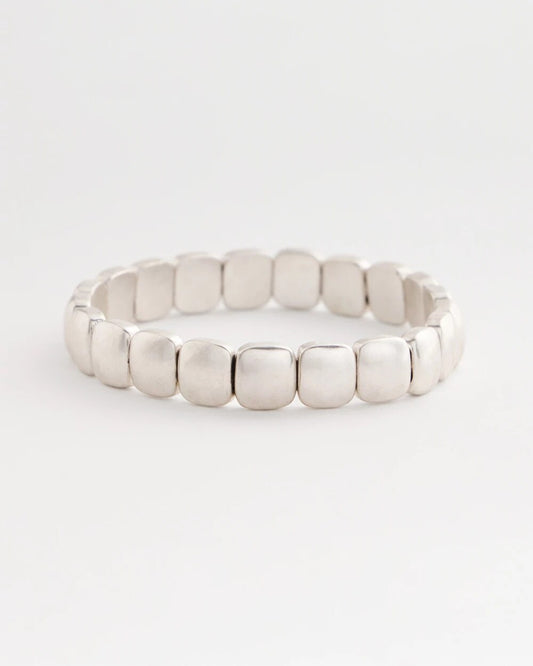 Silvertone Stretch Bracelet - Chico's