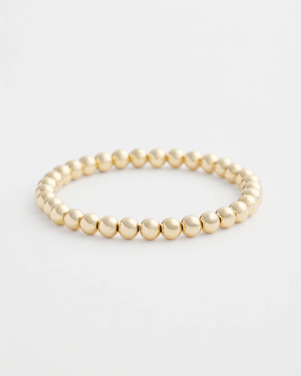 Small Beaded Gold Tone Stretch Bracelet - Chico's