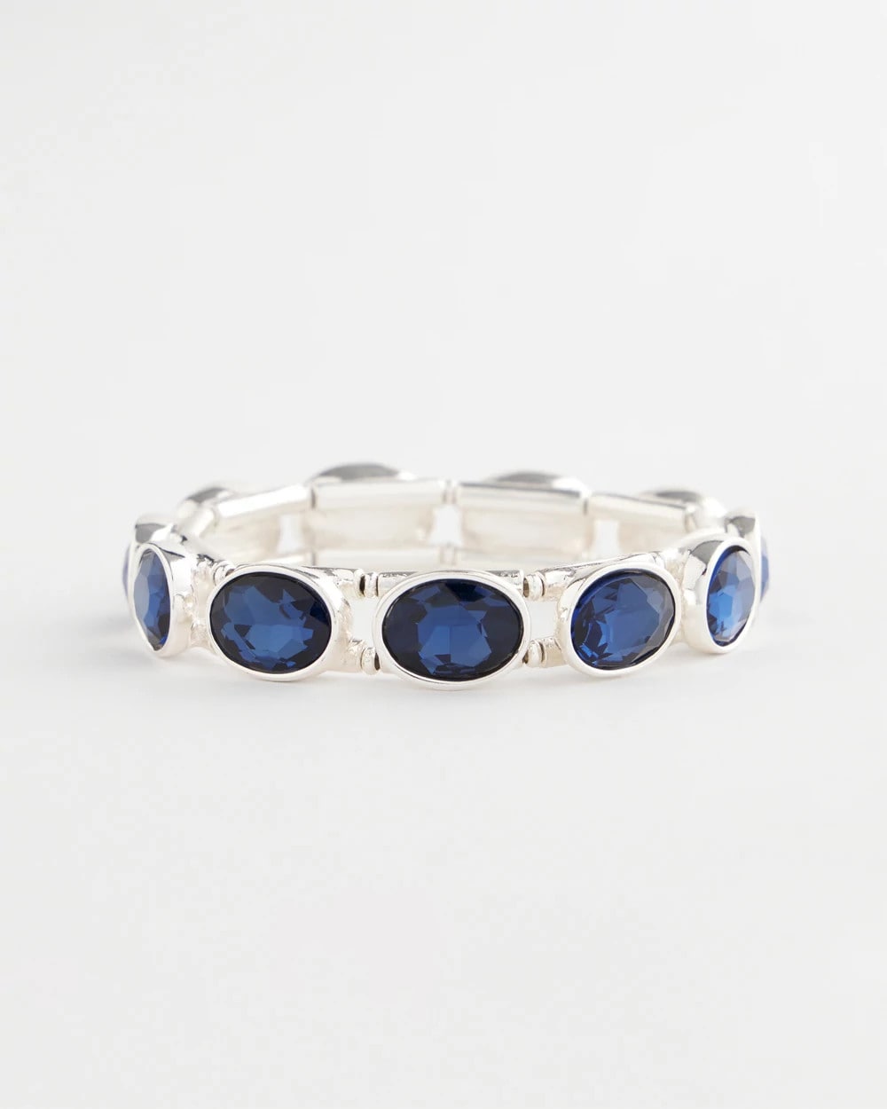 Large Faceted Gem Stretch Bracelet - Chico's