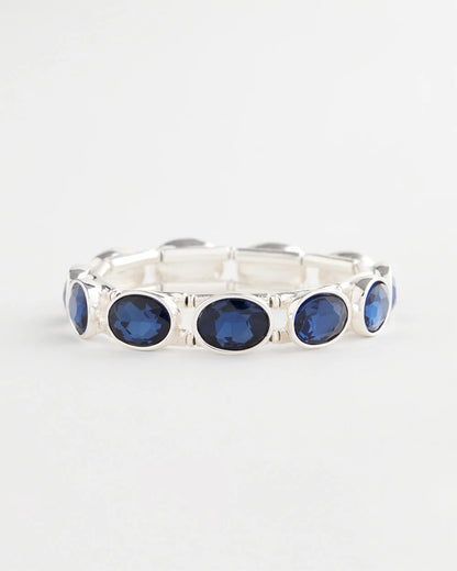 Large Faceted Gem Stretch Bracelet - Chico's