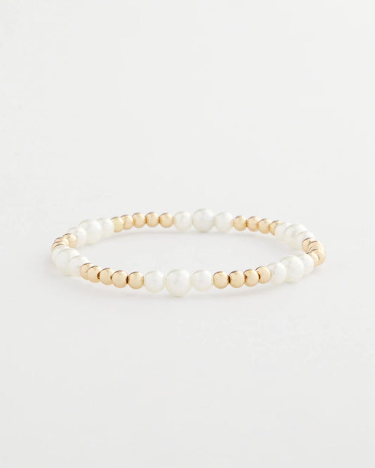 Goldtone Bead Stretch Bracelet - Chico's