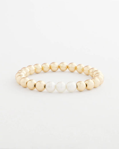 Goldtone Bead Stretch Bracelet - Chico's