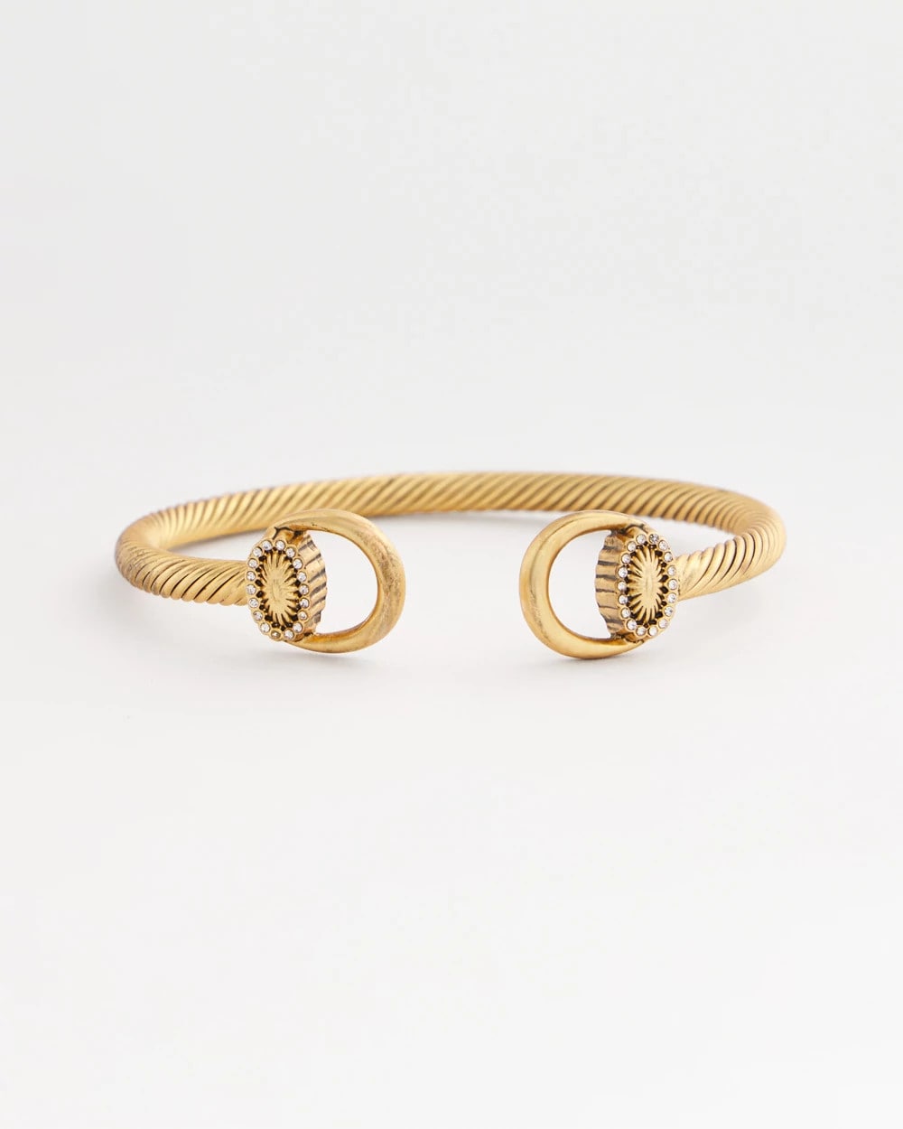 Equestrian Horsebit Goldtone Cuff Bracelet - Chico's