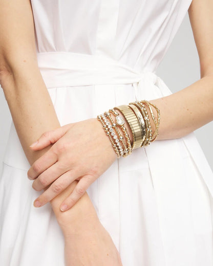 Goldtone Stretch Bracelet - Chico's
