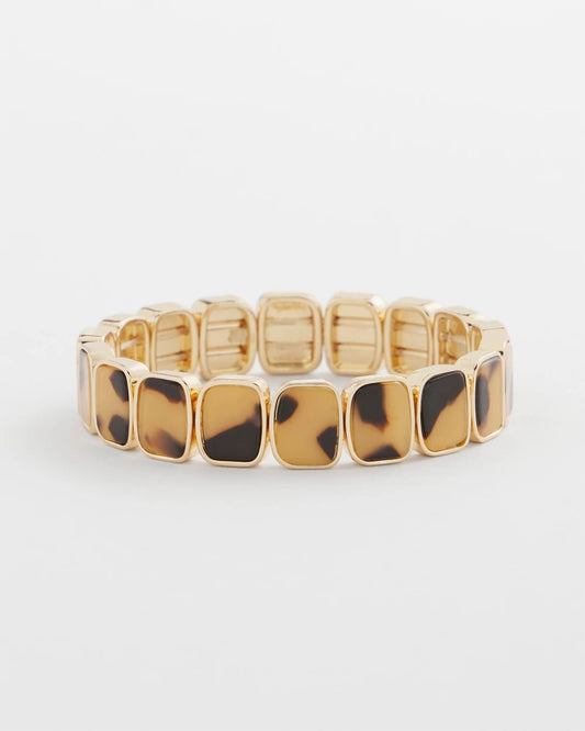 Tortoise Square Stretch Bracelet - Chico's