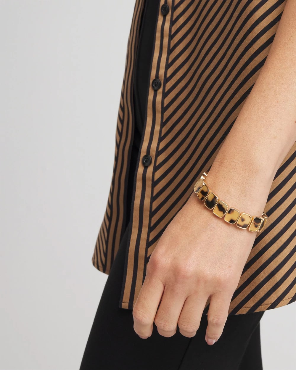 Tortoise Square Stretch Bracelet - Chico's