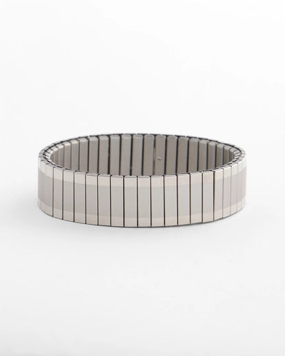 Silver Tone Stretch Watchband Bracelet - Chico's