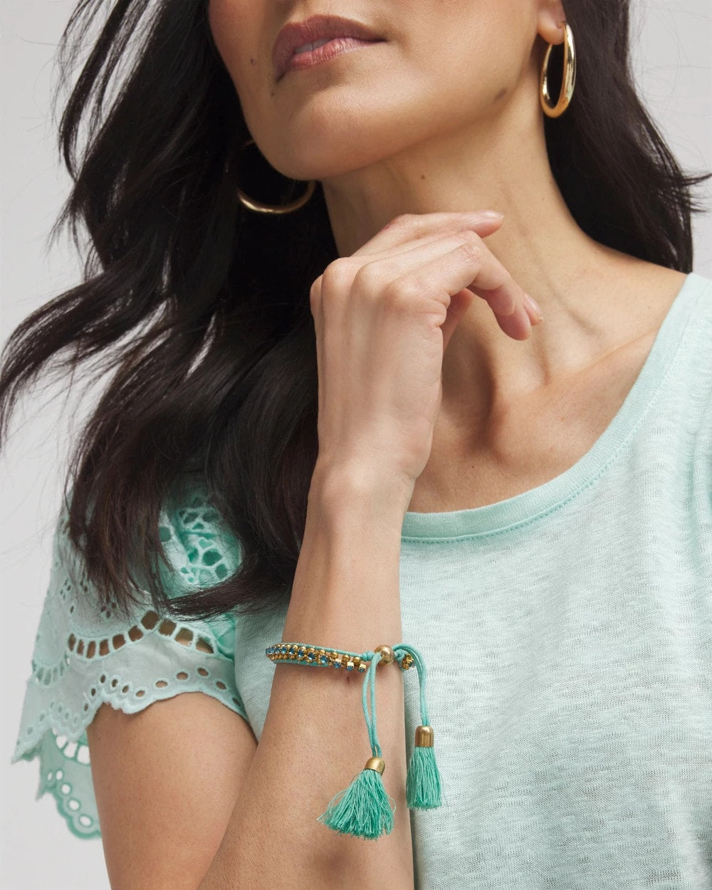 Adjustable Thread Wrapped Bracelet - Chico's