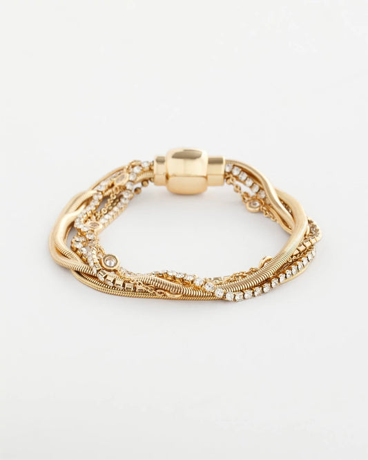 Goldtone Multistrand Bracelet - Chico's