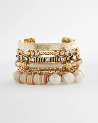 Goldtone Multistrand Bracelet - Chico's