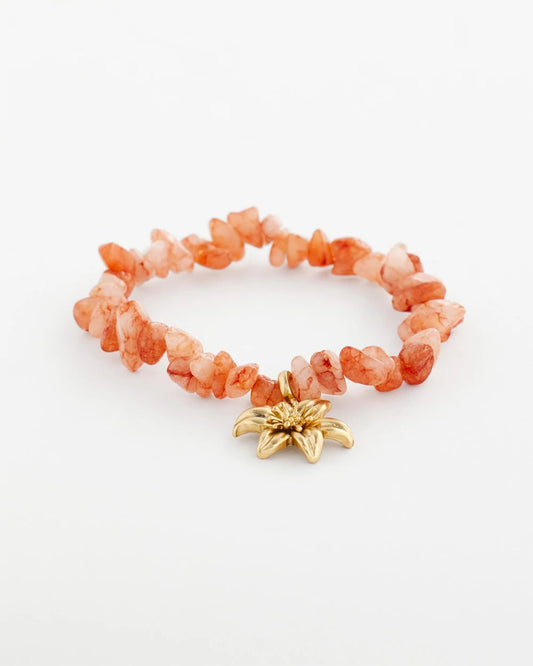 Aventurine Stone Chips Charm Bracelet - Chico's