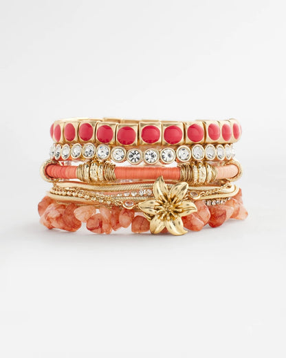 Aventurine Stone Chips Charm Bracelet - Chico's