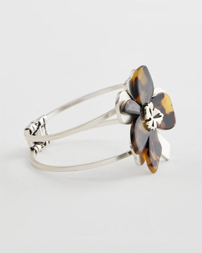 Tortoise Floral Hinge Bracelet - Chico's