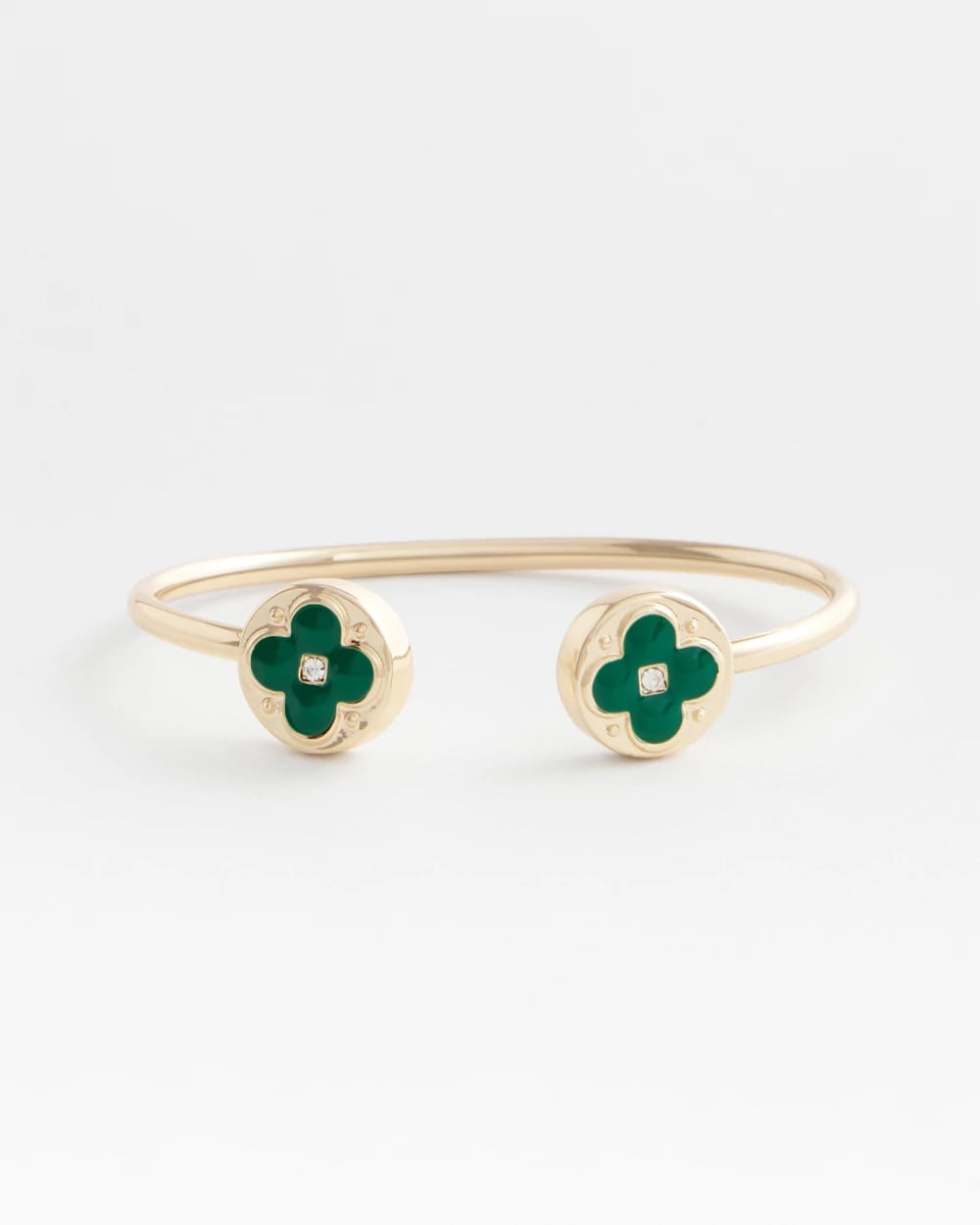 Four Leaf Clover Flex Cuff Bracelet - Chico's