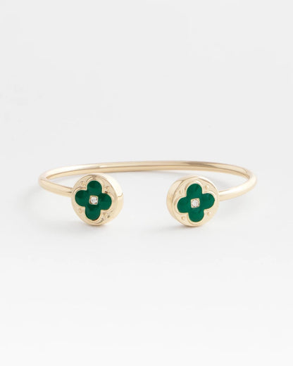 Four Leaf Clover Flex Cuff Bracelet - Chico's