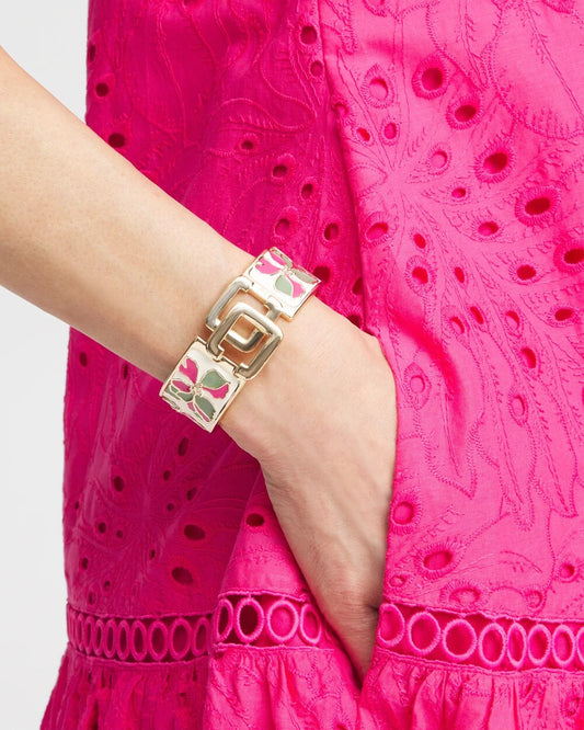 Chico's Click Floral Bracelet - Chico's