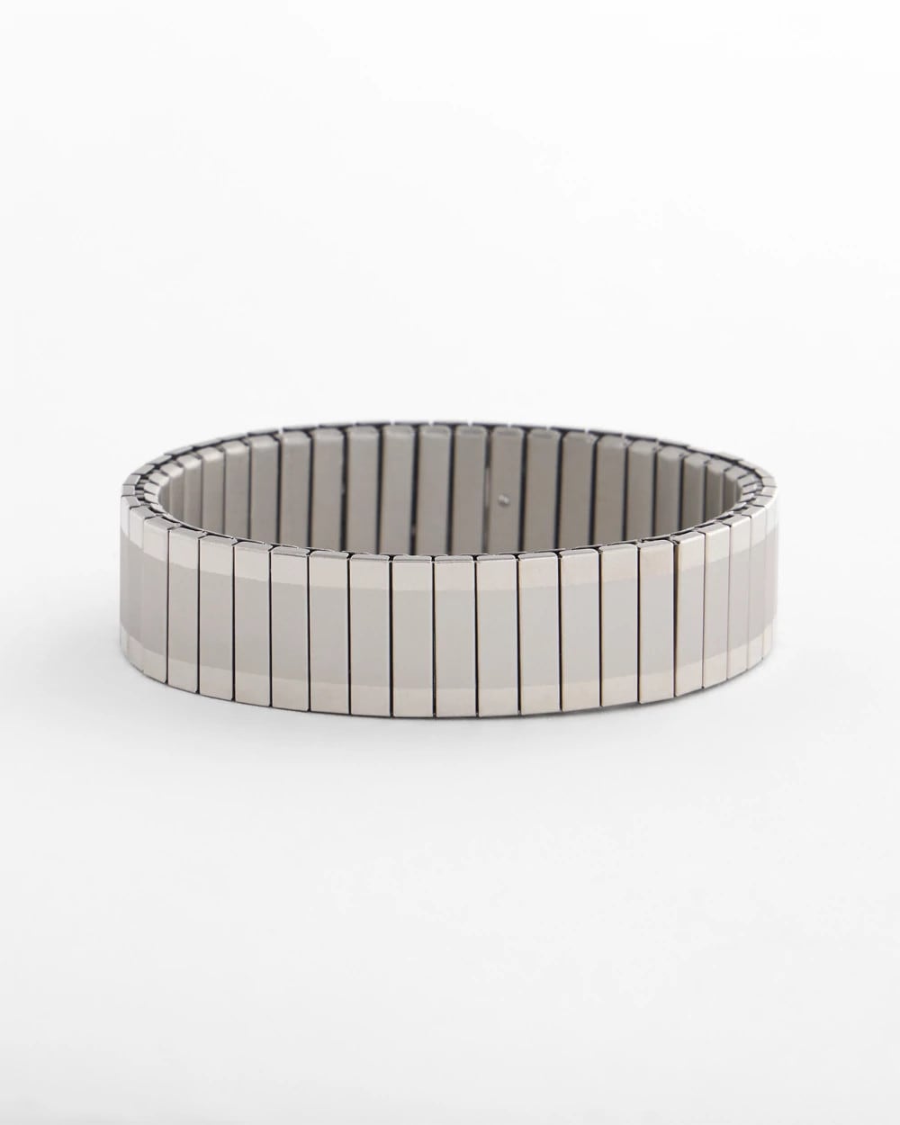 Silver Tone Stretch Watchband Bracelet - Chico's