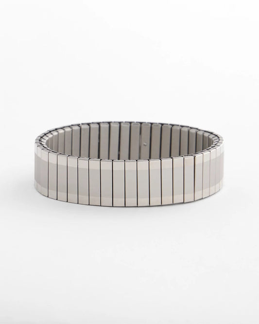 Silver Tone Stretch Watchband Bracelet - Chico's