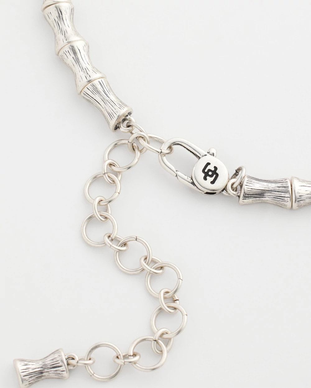 Silvertone Bamboo Collar Necklace - Chico's