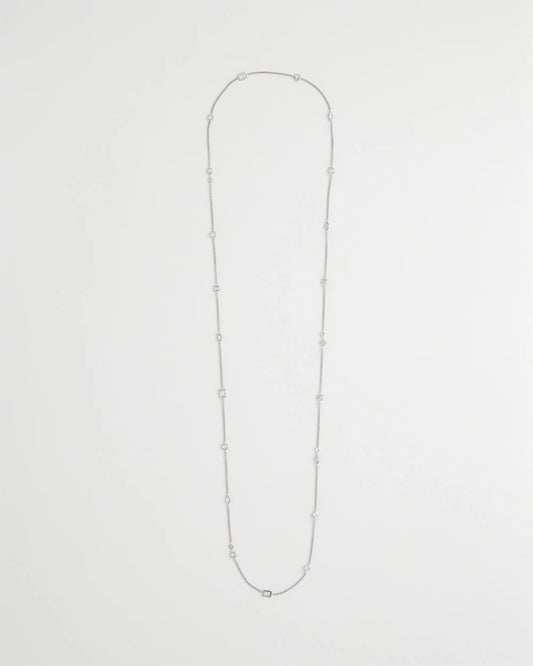Fine Crystal Long Chain Necklace - Chico's