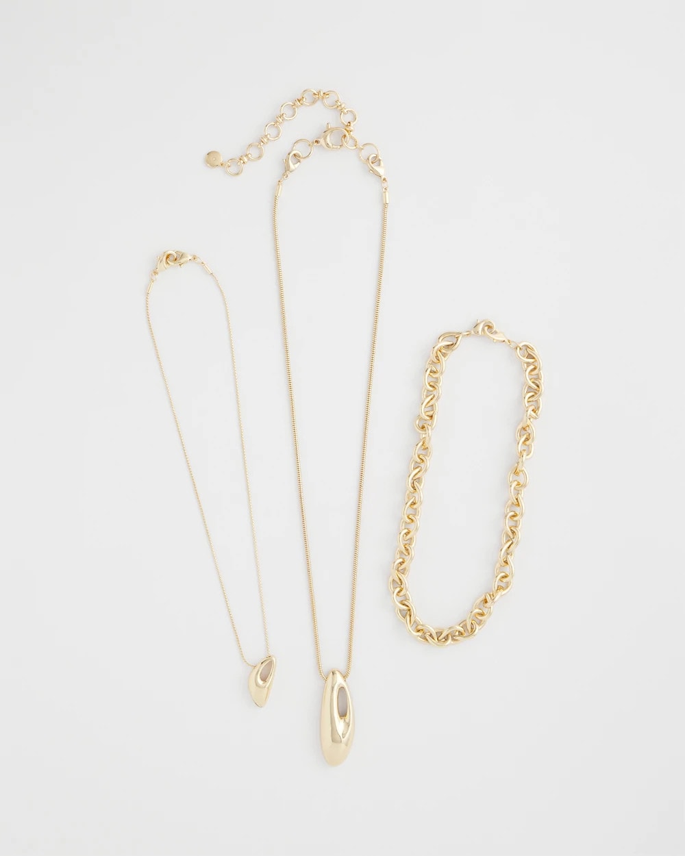 Convertible Three-Strand Pendant Necklace - Chico's