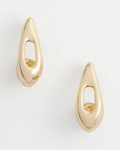Gold Puff Hoop Earrings - Chico's