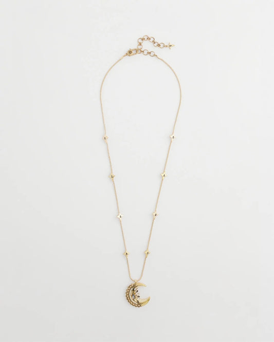 Gold Moon Pendant Necklace - Chico's