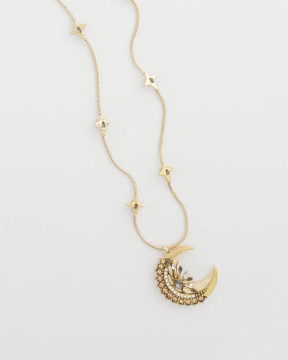 Gold Moon Pendant Necklace - Chico's