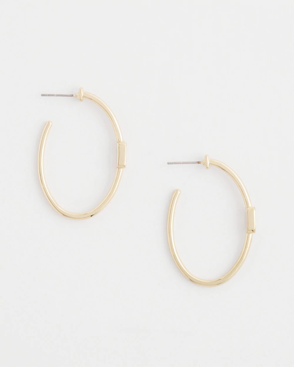 Gold Oval Hoop Earrings - Chico's
