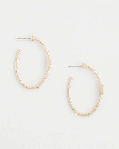 Gold Oval Hoop Earrings - Chico's