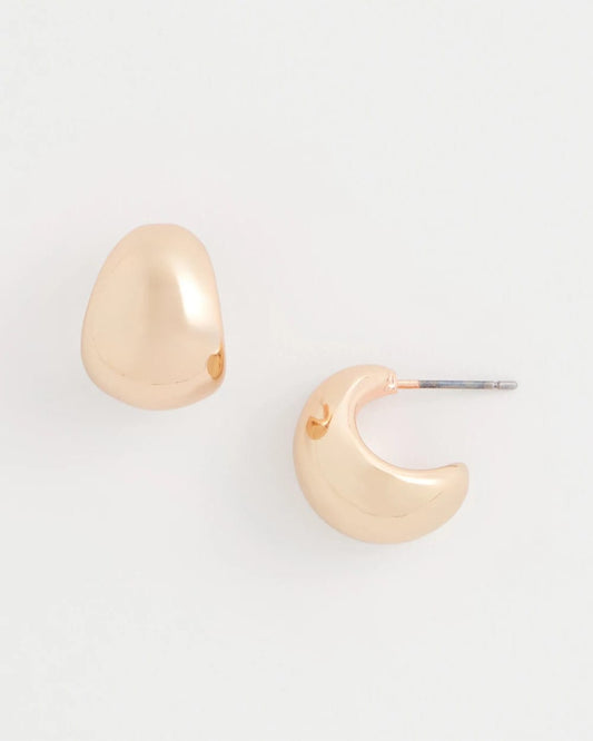 Rose Gold Huggie Hoop Earrings - Chico's