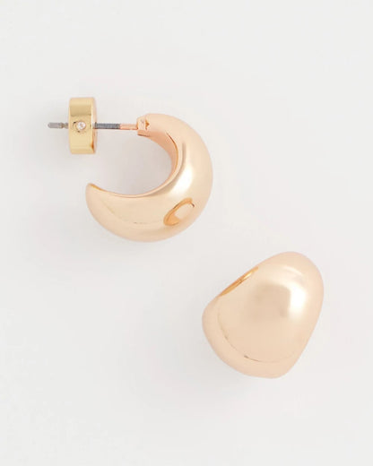 Rose Gold Huggie Hoop Earrings - Chico's